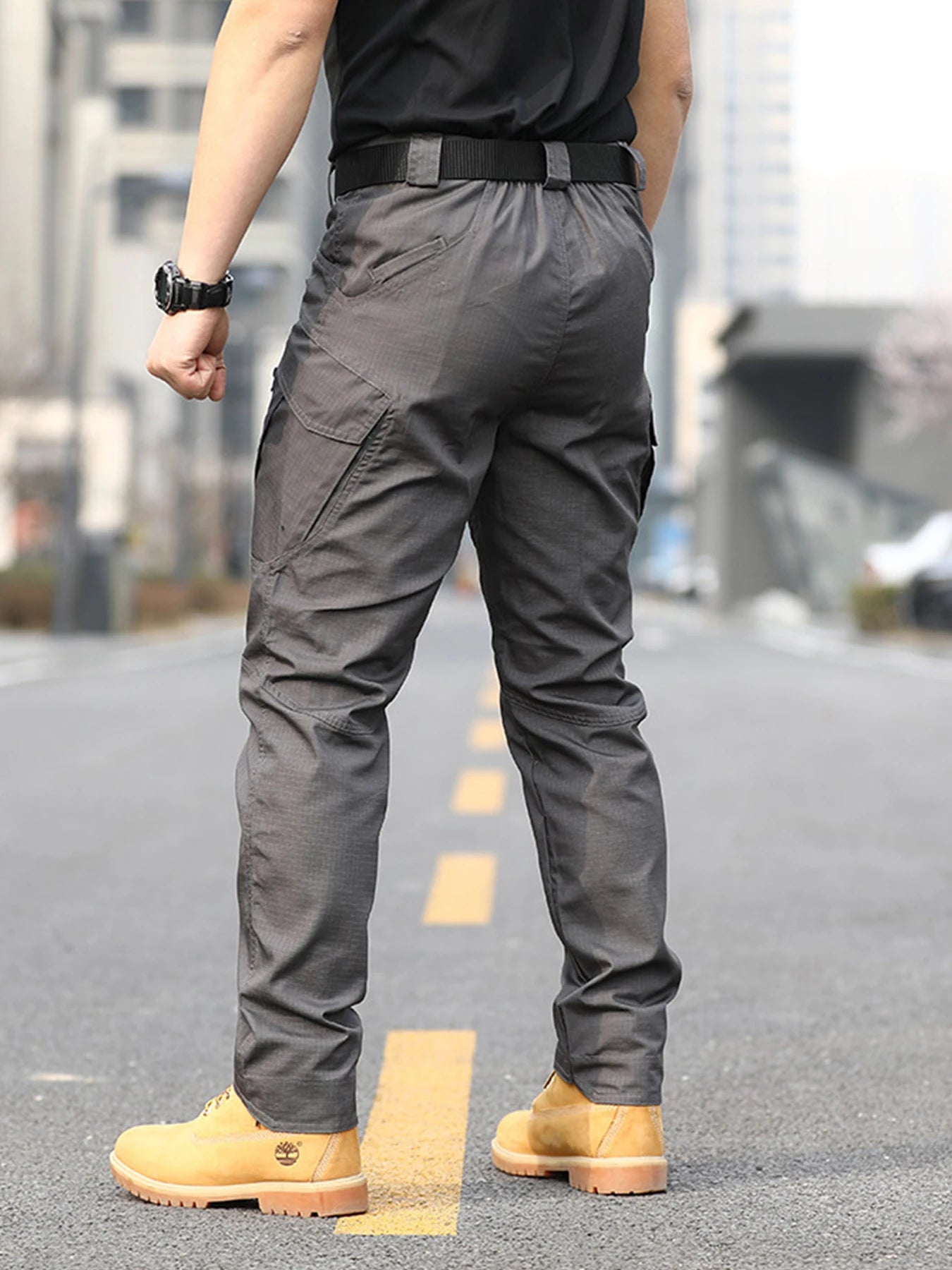 New Nen's Tactical Pants , Multi-pocket Design, Scratch-resistant, Breathable and Comfortable, Outdoor Commuting Lightweight