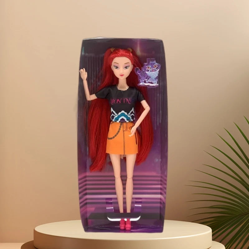 30cm KPop Demon Hunters Model Action Figure PVC Desktop Decoration Doll Model, Children's Toy Collection Figurine Christmas Gift