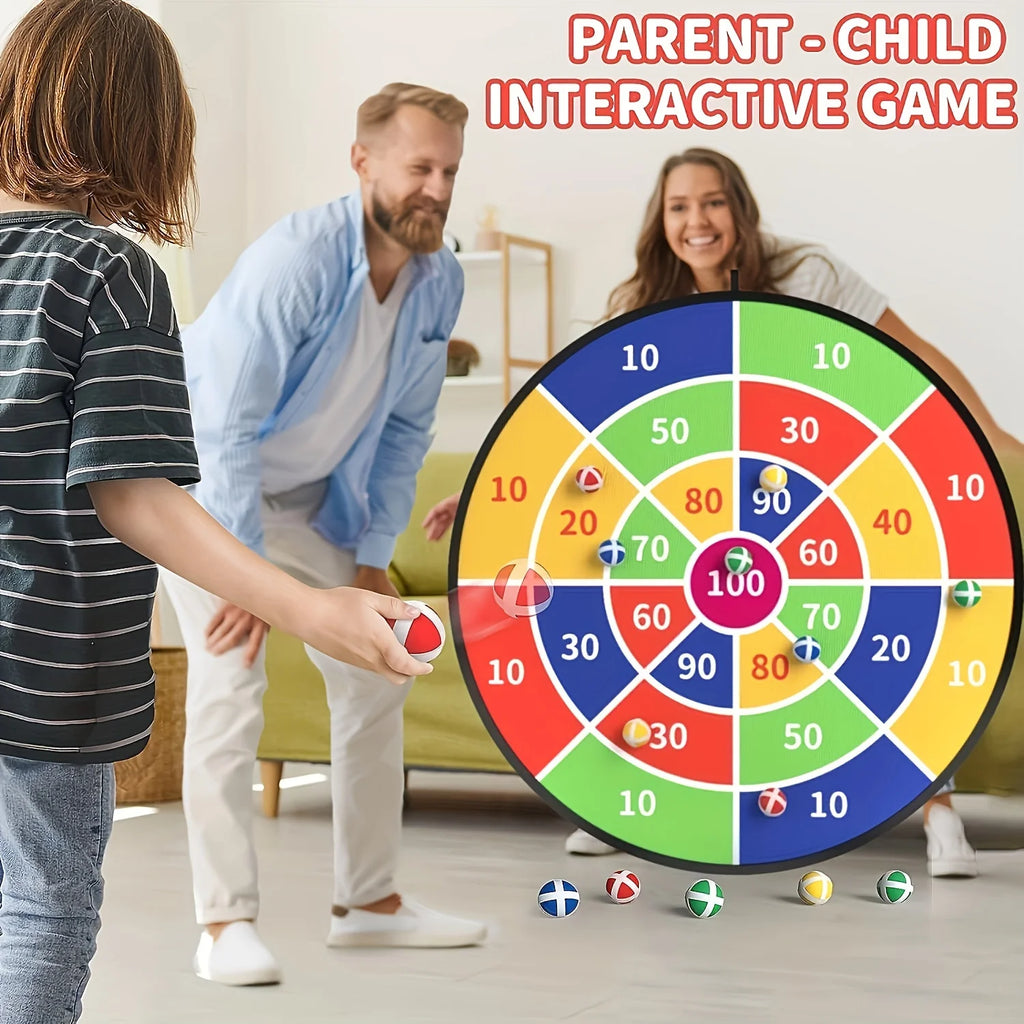 Children with sticky ball 74CM large dart board Family interactive game educational arithmetic indoor/outdoor sports toys gift